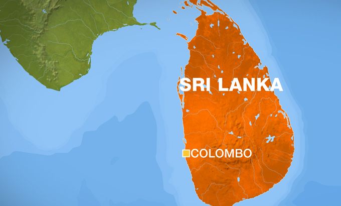 Sri lanka colombo map