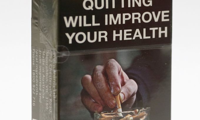 New mandatory package for cigarettes sold in Australia