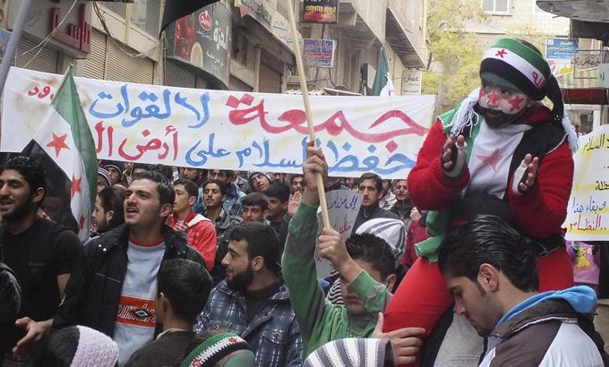 Inside Syria : opposition protest