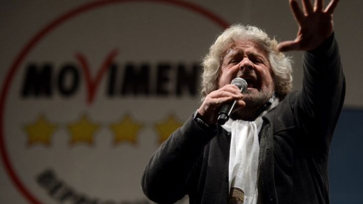 Beppe Grillo uncertain italy elections