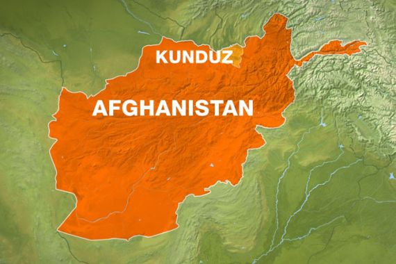 Kunduz province map
