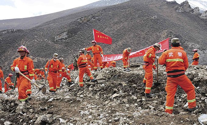 China mine rescue operation