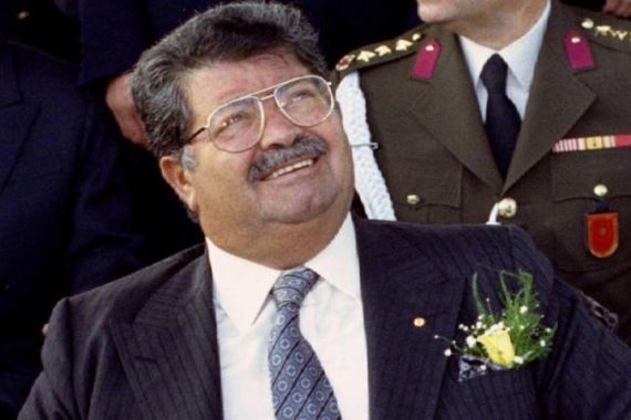 File photo of Turkish President Ozal, 66, who died of heart failure on April 17, 1993 in a hospital in Ankara