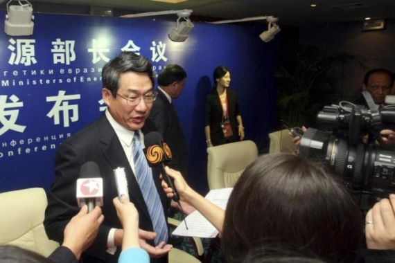 File photo of Liu Tienan after a news conference in Xi''an