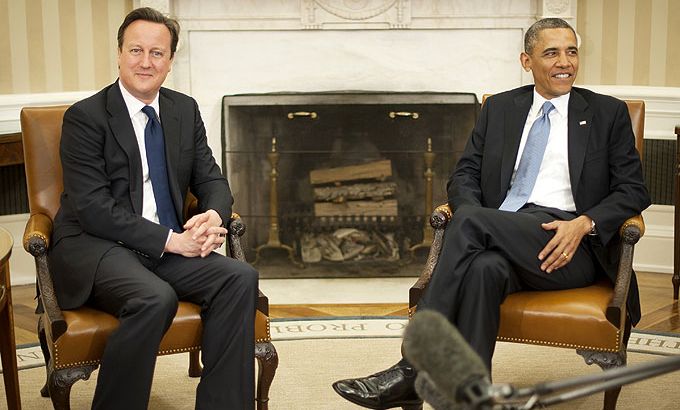 Obama Cameron talks Syria