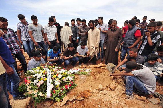 Libya funeral