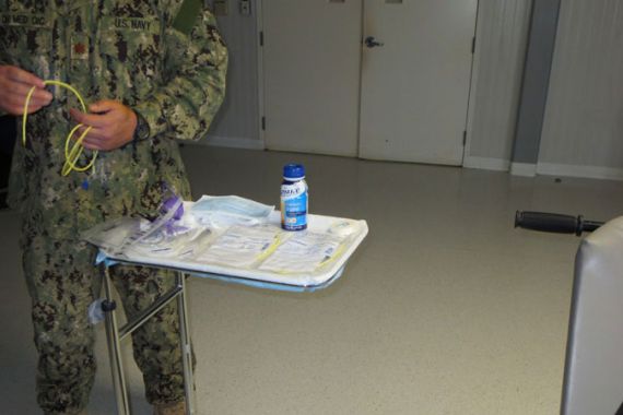 Guantanamo Bay force feeding equipment
