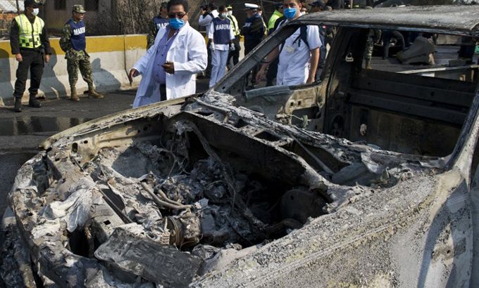 Mexico explosion car