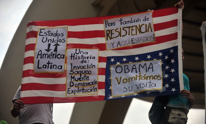 COSTA RICA-US-OBAMA-PROTEST-SICA