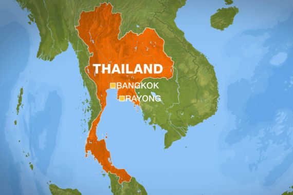 Thailand map