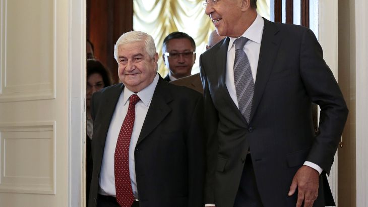Syria Russia foreign ministers meet