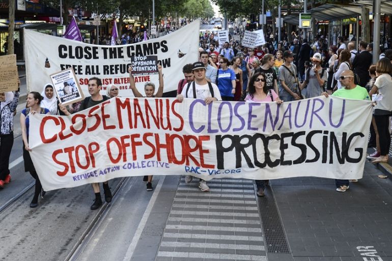 Australia Refugee Protest