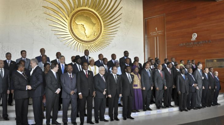 African heads of state at the African Union (AU) summit