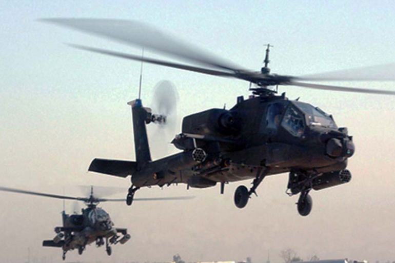 Egypt Apache helicopters