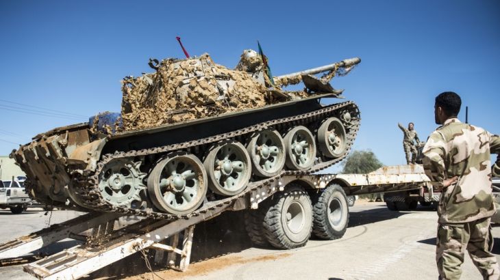 Libyan Dawn Coalition forces deploy in Libya''s Zintan region