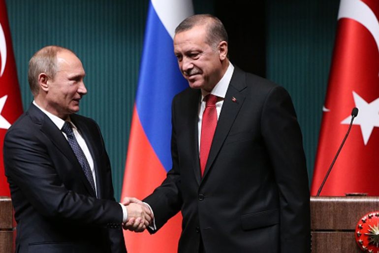 Putin has announced that Russia will scrap the South Stream natural gas pipeline project and could cooperate with Turkey in building a natural gas hub for the south of Europe [Getty]