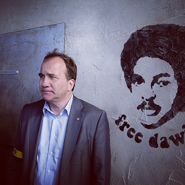 Prime Minister Stefan Lofven has championed the cause of jailed journalist Dawit Isaak [Kalle Alse'n] 