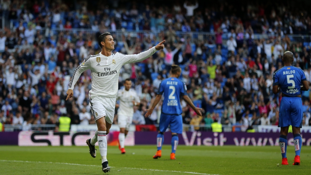 Ancelotti's last game in charge of Real Madrid saw the club win 7-3 on the back of a Cristiano Ronaldo hat-trick [AP]