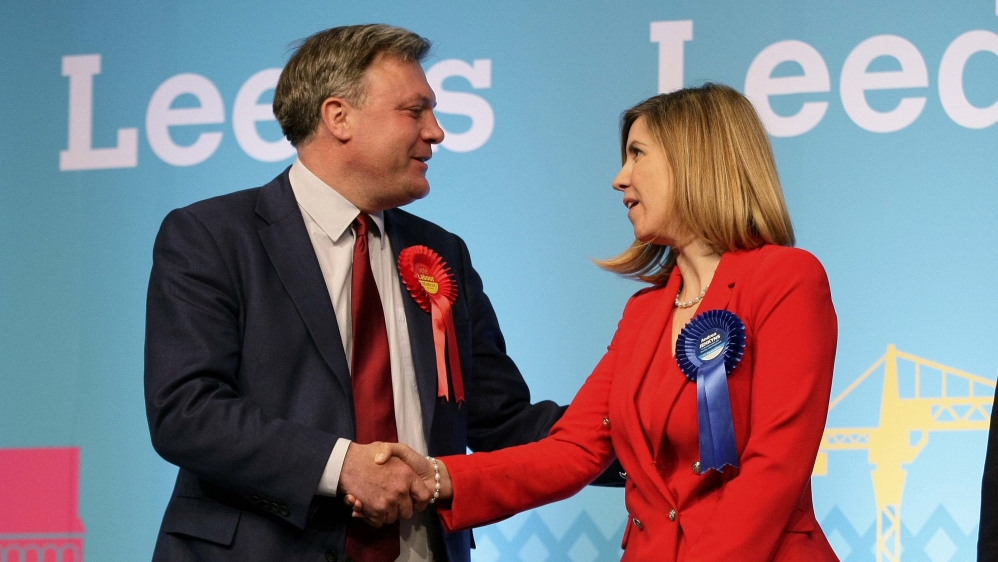 Labour's Shadow Chancellor Ed Balls lost his seat to his Conservative rival [Reuters]