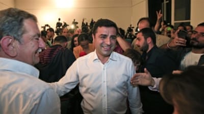 Selahattin Demirtas, co-chairman of HDP [AP]
