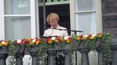  Vigdis Finnbogadottir, the world's first female president   [Lowana Veal/Al Jazeera]