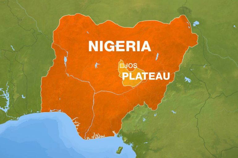 Jos, Nigeria map