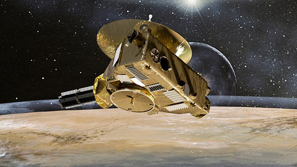 An artist impression of the New Horizons spacecraft that is expected to come as close as 12,500km from Pluto at 11:49 GMT on Tuesday [NASA] 