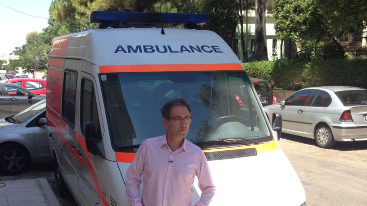 Greece ambulance doctor