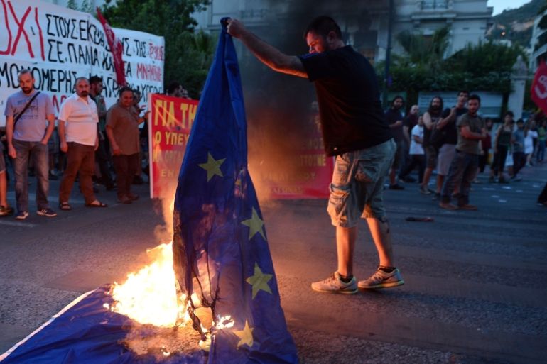 GREECE-POLITICS-ECONOMY-EU-IMF-PROTEST