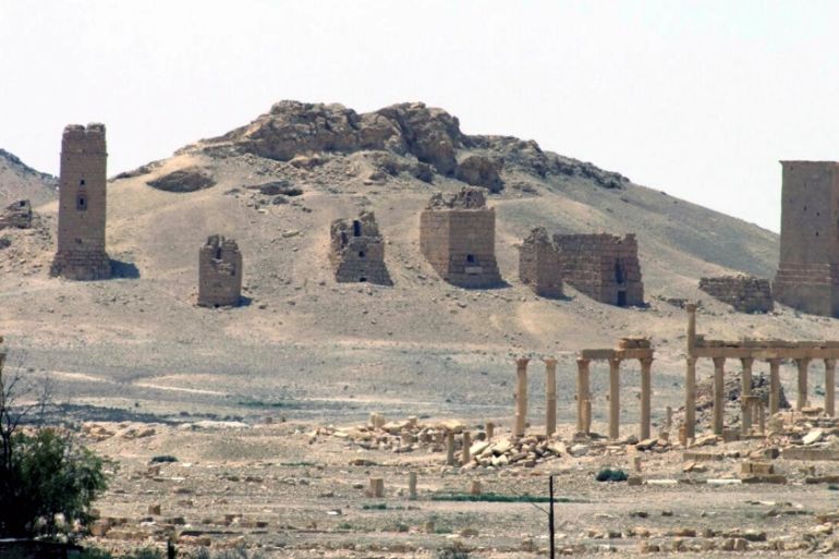 The general view of the ancient Roman city of Palmyra, northeast of Damascus, Syria. ISIL beheaded one of the country’s most prominent antiquities scholars, Khaled Asaad [AP]