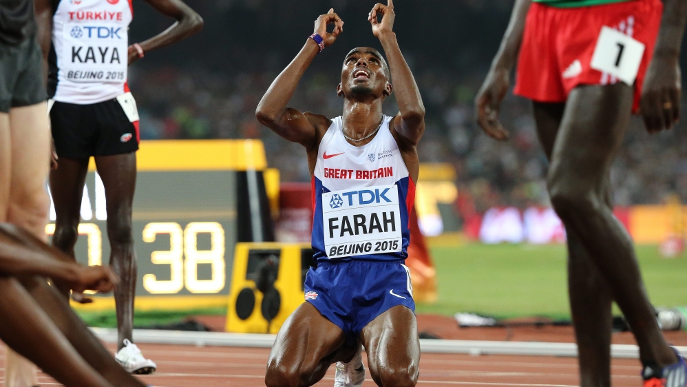 Farah has won seven successive major distance crowns [EPA]
