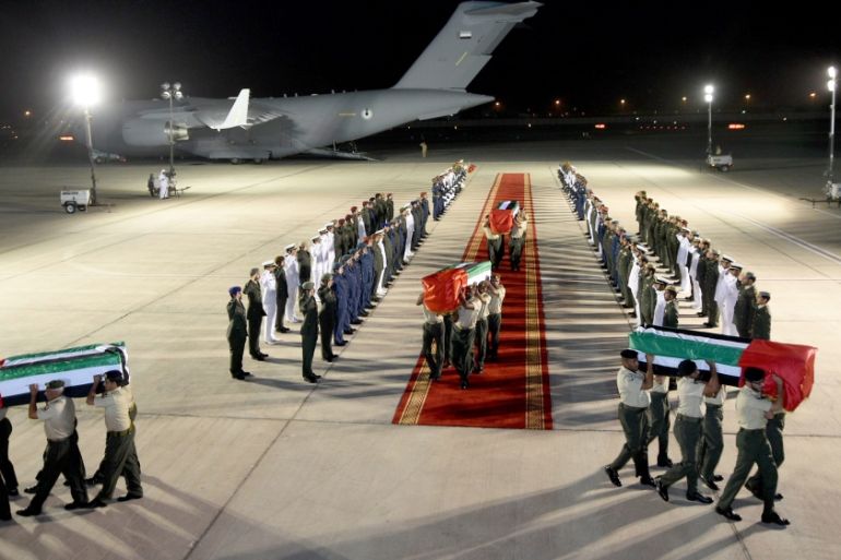 Funeral of UAE soldiers in Abu Dhabi