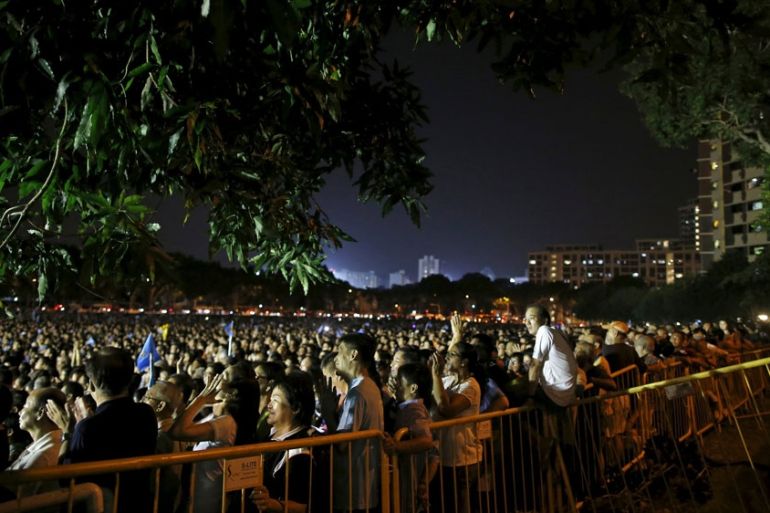 SINGAPORE OPPOSITION RALLY