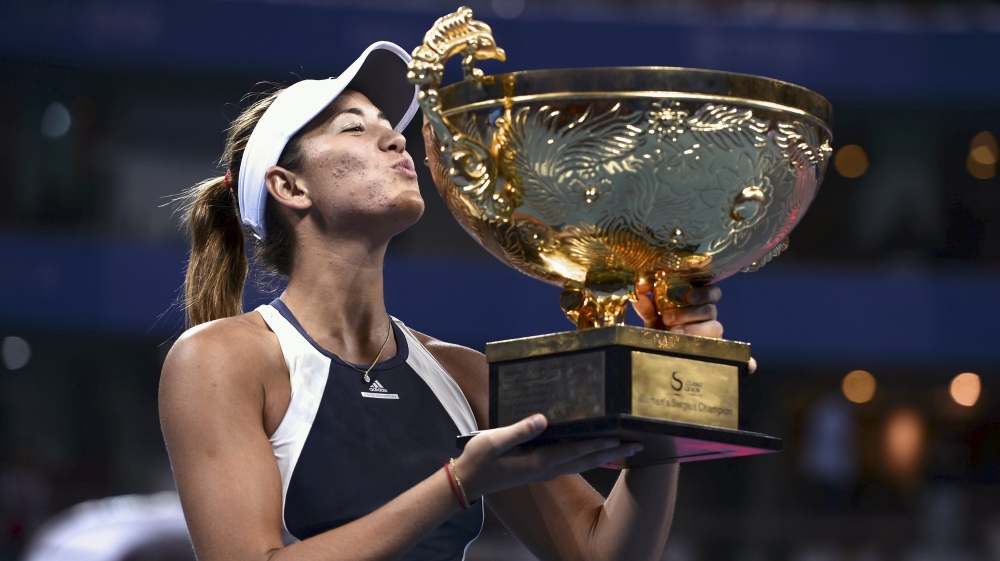 Muguruza will now rise to fourth in the rankings [Reuters]