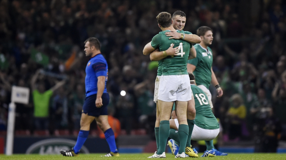 Ireland will take on Argentina for a place in the semi-finals [Reuters]
