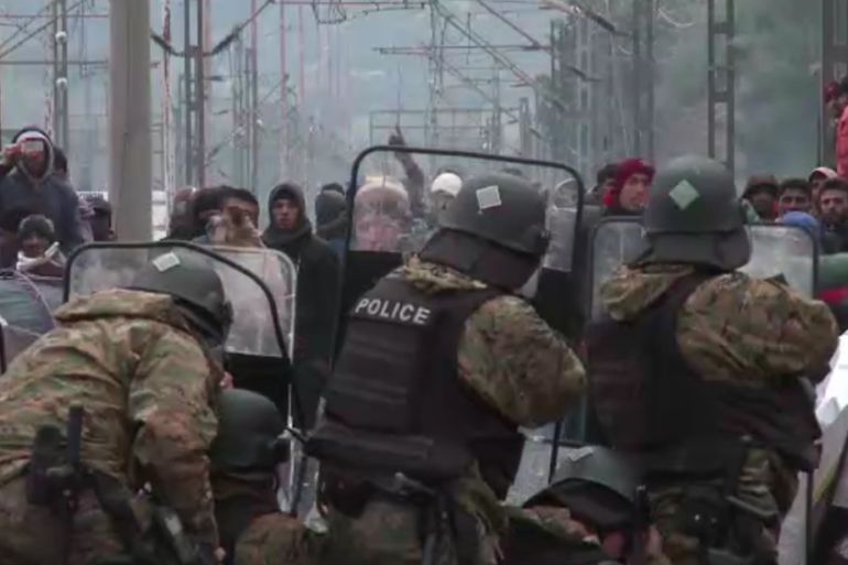 Macedonia clashes [Al Jazeera]