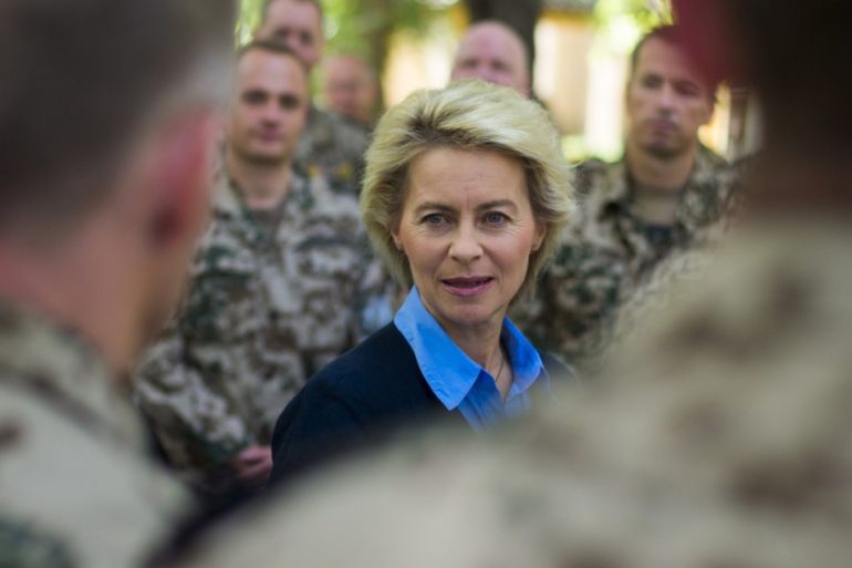 German Defence Minister Von der Leyen in Afghanistan