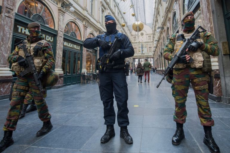 Belgium security forces