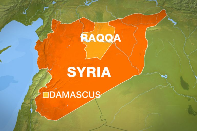 Raqqa map