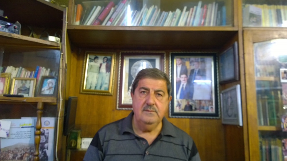 Erbil teahouse has been run by Mohsin Majeed Machko's family for 75 years [Osama Bin Javaid/Al Jazeera]