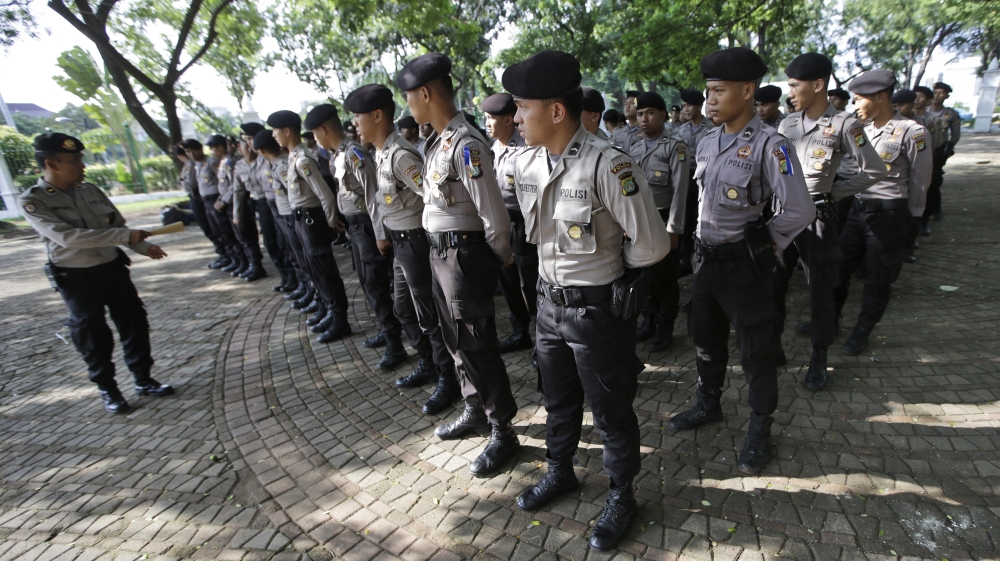 Jakarta police officers have been deployed in an annual operation code-named 