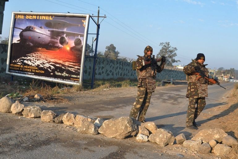 Security in Pathankot, India