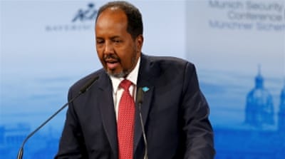 Hassan Sheikh Mohamud, President of Somalia [REUTERS]