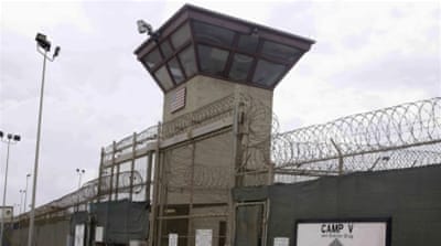 The entrance to Camp 5 and Camp 6 at the US military's Guantanamo Bay detention center in Cuba [AP]