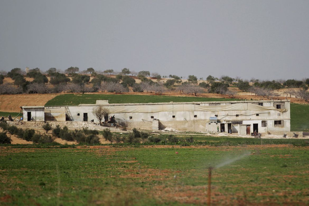 Poultry farm turned school in Syria