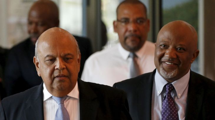 File photo: South Africa''s Finance Minister and his deputy
