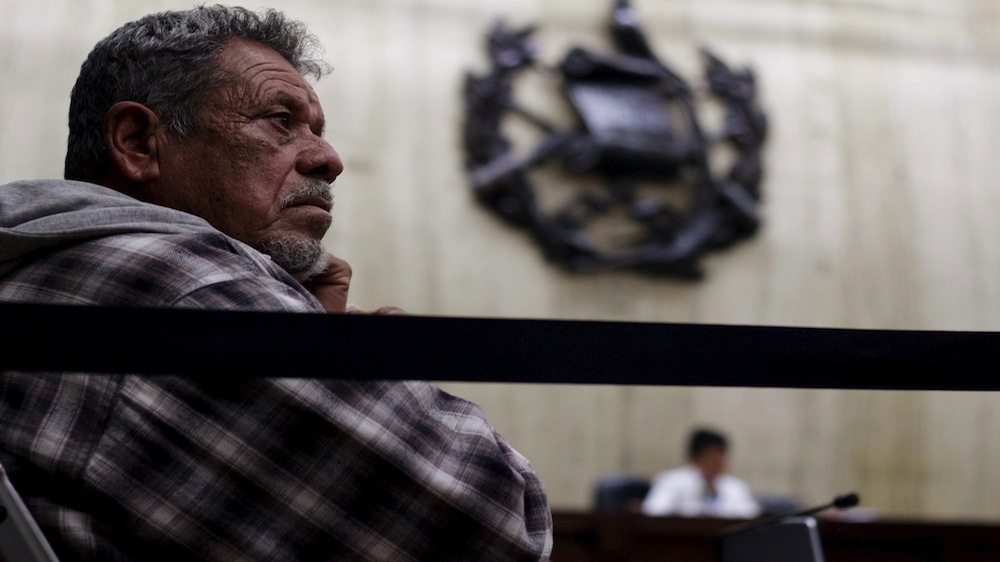 Former military commissioner Heriberto Valdez Asig attends the final hearing in the case [REUTERS/Josue Decavele]
