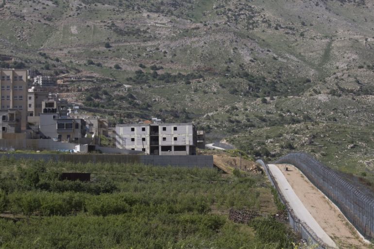 A view of the the Israeli-Syrian border in the controlled Golan Heights, near the village of Majdal Shmas, Israel [EPA]