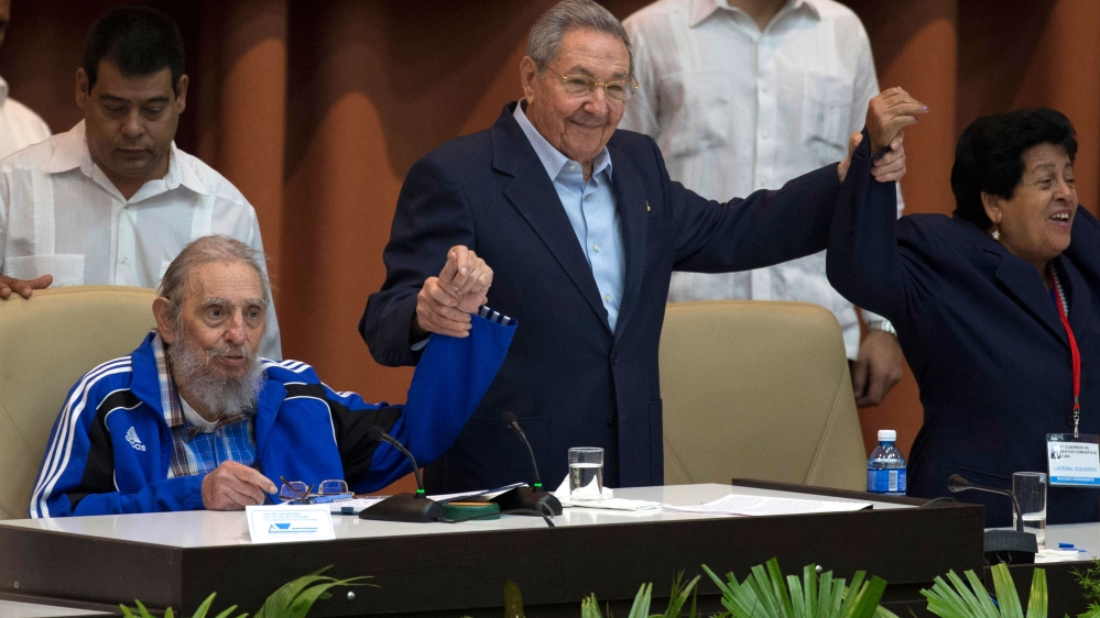 Fidel Castro held power for nearly five decades before ill health led him to make way for his brother Raul, right, in 2006 [Ismael Francisco/AP]