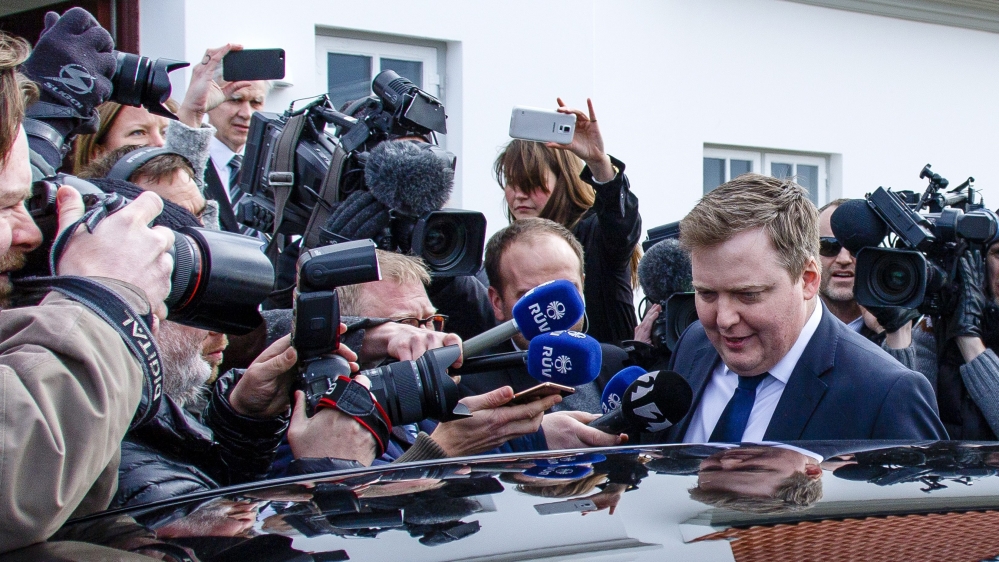 Iceland's Prime Minister Sigmundur David Gunnlaugsson resigned following Panama Papers leak [EPA]